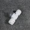 Oferta especial válvula de bola para purificador de agua conector de 3 puntos filtro válvula para purificador de agua RO dispensador de agua accesorios para purificador de agua