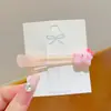 Lindo Pasador de Pelo Sonriente KT Pinza Lateral para Flequillo Adorno de Pelo Estrella Adorno de Pelo Pinza Rota Pinza de Pato Corazón de Niña Pinza Transparente