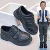 Zapatos para Niños, Zapatos Casuales Negros de Cuero, Tenis Escolares Blancos Suaves para Niños Medianos y Grandes, Tenis de Caña Baja para Niñas de Cuero Genuino