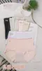 Daisy Girl 22895 Cintura Alta Controle de Barriga Algodão Xadrez Roupa Íntima Feminina Renda Macia Sem Costura Borda Xadrez