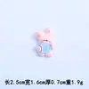 Nuevo Conejito de Dibujos Animados Banda Serie Rosa Accesorios de Joyería de Resina DIY Pegamento de Crema Funda para Teléfono Móvil Material de Crema