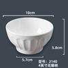 Louça de melamina imitando porcelana personalizada tigela simples nórdica para macarrão tigela de arroz branca para hotel tigela de sopa espessa resistente a quedas