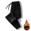 Pantalones de otoño e invierno para hombre, principios de otoño, para padre de mediana edad, de algodón casual con forro polar para hombre, para personas mayores de 60 años, pantalones deportivos