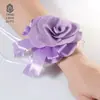 Flor de muñeca al por mayor flor de muñeca para grupo de novias damas de honor hermanas corsage suministros de boda flor de mano para baile infantil