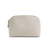 Bolsa de Cosméticos de Cuero PU Bolsa de Almacenamiento Bolso de Mano Semi-Circular Cruzado para Viaje Bolsa de Artículos de Tocador Impermeable Comercio Exterior En Stock