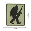 Acessórios para Bolsas e Roupas DIY, Patches Bordados para Computador da Moda, Patches Bordados de Caveira Guerreira, Patches Tendência