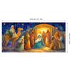 Tecido de Fundo para Porta de Garagem de Natal com Alce da Amazon Decoração de Festa de Ano Novo e Natal Pano Pendurado Venda Direta da Fábrica
