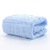 Toalla para bebé Toalla facial de alta calidad Toalla de muselina suave y muy absorbente Toalla de baño para bebé Toalla de lavado para bebé de algodón