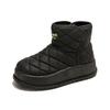 Botas de Nieve de Caña Alta Forradas de Lana para Mujer 2026 Invierno Nuevo Estilo Estudiante Ins Estilo Coreano Zapatos Casuales Cálidos Zapatos de Algodón Mx7807