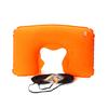 Almohada inflable de viaje en forma de U viaje Sanbao almohada para el cuello almohada lumbar inflable pvc engrosado flocado almohada en forma de U
