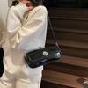 Bolso de Moda Simple para Mujer 2025 Combinación Total Nuevo Sentido de Alta Gama Casual Trendy Bolso Cuadrado Pequeño Bolso Baguette Nicho Estilo Coreano