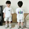 Camiseta de Manga Corta para Niños Ropa de Verano 2026 Nuevo Estilo Camisetas de Verano Elegantes de Algodón para Niños Camisetas Modernas
