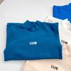 Colección Camiseta Base Liquidación ~ Otoño e Invierno Estampado Cuello Medio Algodón Lijado Camiseta Base Manga Larga Ropa Exterior para Niños y Niñas
