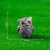 Novo produto transfronteiriço: Miniaturas de coruja e esquilo para criar paisagens de jardim, enfeites decorativos DIY, acessórios para pendurar e pequenas peças decorativas