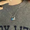 ¡¡¡Súper lindo!!! Collar Colgante Perro Globo M&M Rojo para Mujer, Nuevo Accesorio de Cadena para Suéter de Alta Gama Otoño e Invierno 2025