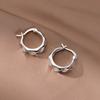Pendientes de plata de ley Nalan de 999 pies con diseño de personalidad y temperamento, de estilo europeo y americano, M05053