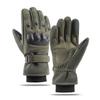 Luvas Táticas de Inverno Soft Shell Grande Forradas com Lã de Algodão Quentes para Homens ao Ar Livre Fãs Militares Camuflagem Cp Combate Ciclismo Dedo Inteiro Tela Sensível ao Toque