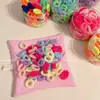 Anillo para Toalla de Color Caramelo para Bebé Diadema de Alta Elasticidad para Niños Diadema para el Cabello de Niña Cuerda para el Cabello Linda para Niñas