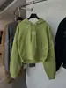 DestacadoRanzan 26 Principios de Otoño Nuevo Estilo Cycelon Algodón Orgánico Bordado Informal Sudadera de Punto con Capucha
