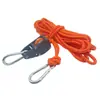 Tensionador de Corda para Lona de Camping Refletiva 6mm Corda para Barraca de Camping Corda à Prova de Vento Fivela de Corda Cordão Ajustável