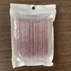 Palillo de Cristal Manicura Palillo para Eliminar Piel Muerta Herramienta de Belleza Bolsa para Palillos de Manicura Nueva Herramienta de Uñas Portátil Palillo con Punto Doble