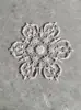 Luminária de gesso mosaico estilo francês, luminária de gesso mosaico decoração estilo europeu design de teto