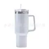 Copo de sorvete transfronteiriço novo de 40oz com alça Copo de carro portátil para exterior aspirador de carro de aço inoxidável 304 copo térmico