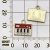 Mezcla 40 Dibujos Animados Europeos y Americanos de Goteo de Aceite Instrumentos Musicales Guitarra Piano Tono Aleación Colgante Pulsera DIY Accesorios de Joyería