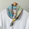 Bufanda Larga de Punto de Onda Nueva para Mujer, Versátil para Primavera y Otoño, Delgada, de Alta Gama, para Cuello y Clavícula, Protección del Cuello, Bufanda Pequeña