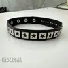 Collar cuadrado de remaches de moda, pulsera de cuero con remaches para mujer, cadena para el cuello, collar - un artículo de joyería popular transfronterizo en Amazon