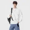 Sudadera Desan de canalé con bordado tridimensional de cuello redondo para hombre talla grande, nuevo top de moda otoño e invierno de corte holgado para personas de mayor tamaño