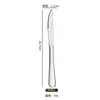 Acero Inoxidable 304 1010 Vajilla Cuchillo Occidental para Bistec, Tenedor, Cuchara, Cuchara Larga para Hielo, Hotel Hogar Cuchara para Postre Café