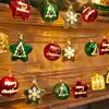 Luzes de Fio Estrelas Pentagonais Galvanizadas LED Amazon Transfronteiriças Floco de Neve Dia de Natal Decoração de Atmosfera Bola Luo Luzes Piscantes