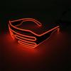 Gafas luminosas LED con obturador, accesorios para conciertos, fiestas navideñas, accesorios para animadores, gafas fluorescentes con flash