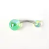 Piercing de Umbigo Transfronteiriço Borla Personalizado Exagerado Moda Body Piercing Joia Lantejoula Estrela Ponto Anel Acrílico Atacado
