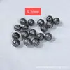 Contas espaçadoras de prata 999 vintage de Shanxi, anéis de corrida, acessórios de cubo de açúcar, ornamentos culturais e artísticos DIY