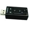 Tarjeta de Sonido USB 7.1 para Escritorio y Portátil, USB Externo con Botón para Ajustar el Interruptor hacia arriba y hacia abajo para Cambiar entre 7.1 Canales