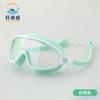 Gafas de natación HD antivaho de gran venta transfronteriza para niños, gafas de natación con montura extragrande sin impresión de logotipo en la cabeza, venta al por mayor de gafas de natación