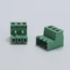 Conexão Sem Solda 2Yekr+K-5.08Mm Bloco Terminal de Encaixe Aéreo Tipo Plugue Macho-Fêmea Conector Verde
