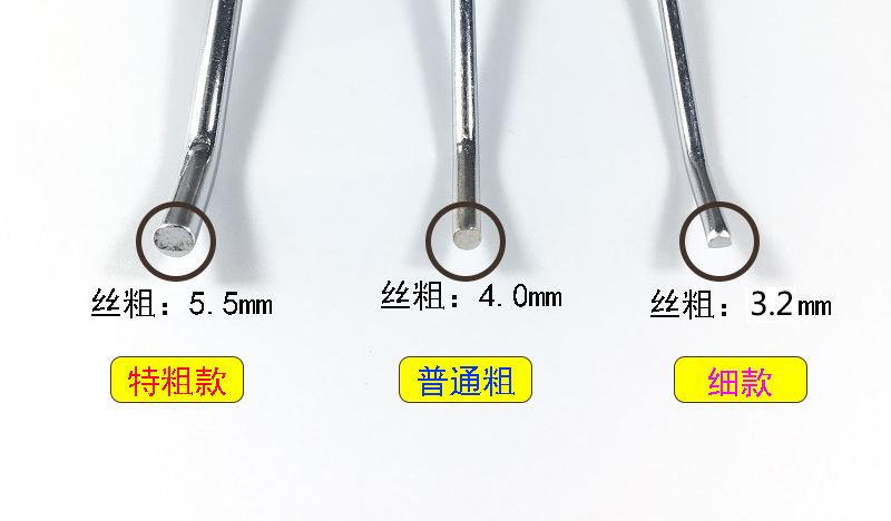 丝粗对比