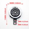 Bocina LVEE Liwei para motocicleta, vehículo eléctrico, ATV, triciclo, kart CB125, repuesto original de 12 V