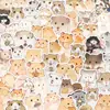 60 adesivos fofos de hamster em estilo cartoon para decoração transfronteiriça de garrafas de água, carros, geladeiras e arte infantil. Atacado