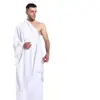 Toalha de Praia Fibra Arábia Saudita Xale Branco em Estoque Ihram Hajj Toalha Toalha de Ritual de Praia