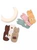 23 nuevos calcetines de piso para niños de primavera y otoño, calcetines de algodón peinado para bebés, calcetines antideslizantes para bebés, calcetines de algodón con dibujos animados.