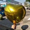 Globo de Aluminio con Forma de Corazón 'Love Soaring' de 18 Pulgadas para Publicidad, Bodas, Globos para el Día Nacional