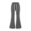 Pantalones de pierna ancha sexys de cintura baja para chica popular, nuevos de verano, versátiles, ajustados, que realzan las caderas, sexys, de longitud hasta el suelo, pantalones casuales