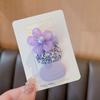 Versión Coreana 2026 de los Nuevos Pasadores de Pelo de Alta Gama para Niños, Accesorios para el Cabello de Lazo para Niñas Pequeñas, Pasadores de Flores que No Dañan el Cabello