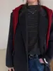 [Backtracking Minimalista] Geming Ropa Exterior de Lana con Cuello de Traje de Gama Alta para Mujer Abrigo Largo de Lana de Invierno W908C