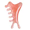 Placa Gua Sha Multifuncional Quatro em Um para Rosto, Ferramenta de Lifting e Firmeza Facial, Raspador Facial, Pente Massageador para Sulco Nasogeniano