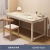 Estantería de escritorio mesa integrada banco de trabajo escritorio para computadora de escritorio estante de almacenamiento dormitorio hogar estudiante escritura aprendizaje